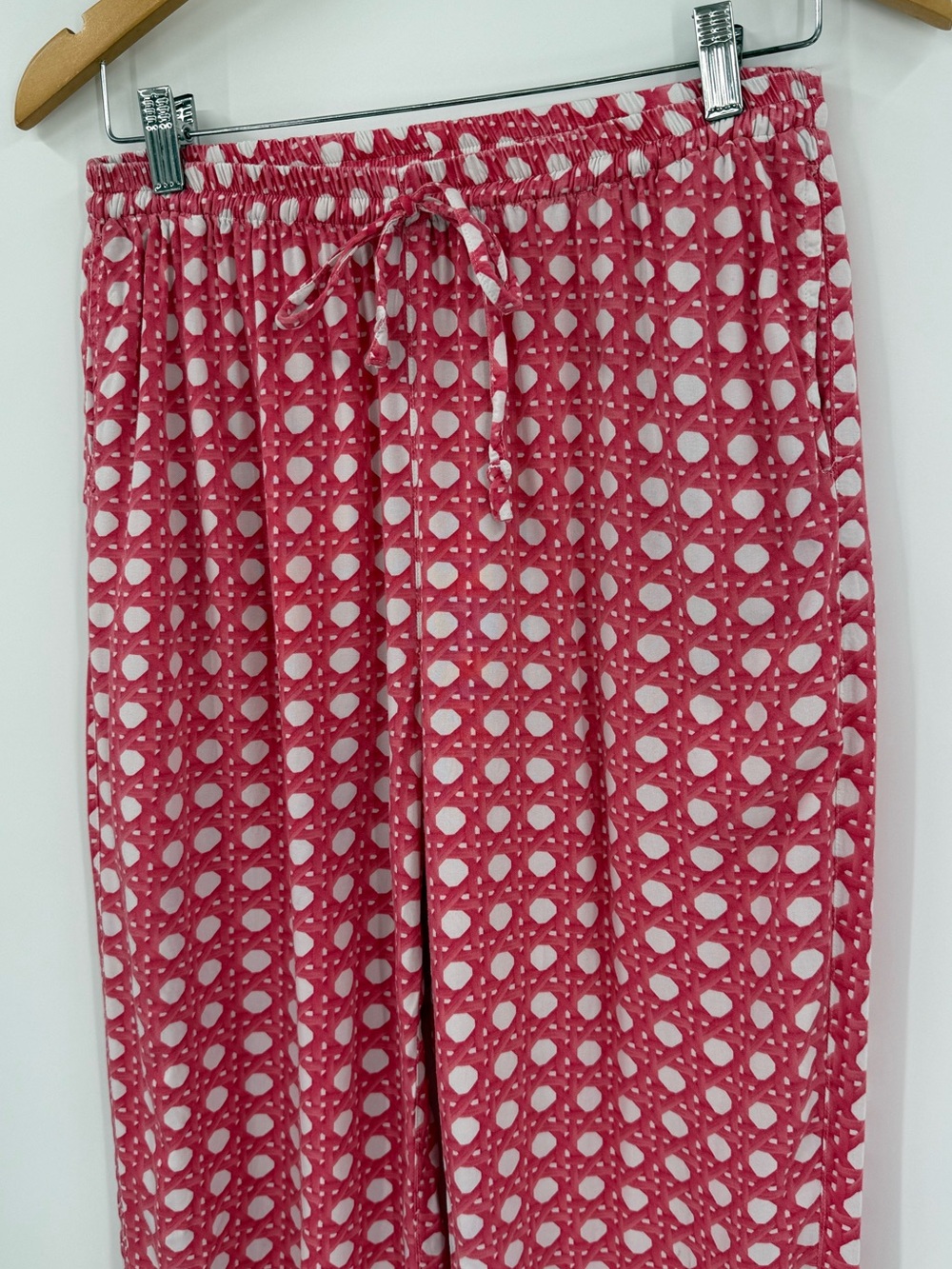 Piyama Marlon Sleep Pants Rattan Print | Raspberry Pink | Small - Picture 5 of 8